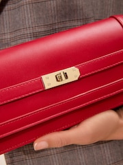 Lipsy Gold Buckle Ocassion Cross-Body Bag - Image 3 of 8