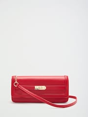 Lipsy Gold Buckle Ocassion Cross-Body Bag - Image 5 of 8