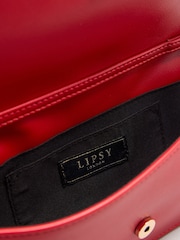 Lipsy Gold Buckle Ocassion Cross-Body Bag - Image 8 of 8