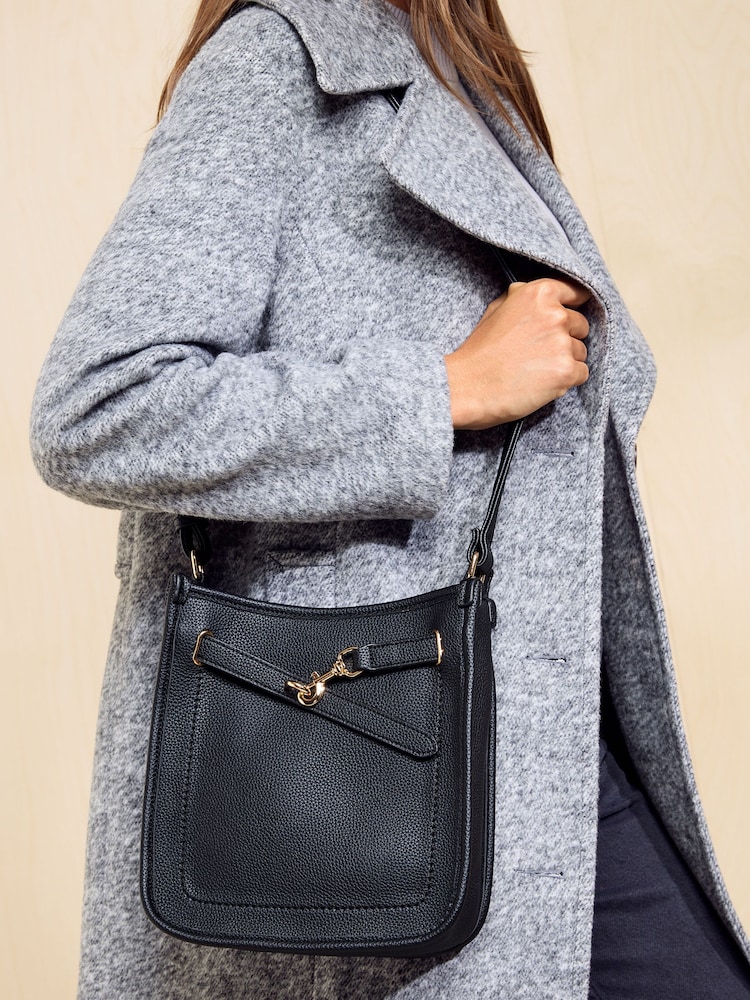 Friends Like These Black Messenger Cross-Body Bag - Image 1 of 8 Friends Like These Black Messenger Cross-Body Bag - Image 1 of 8