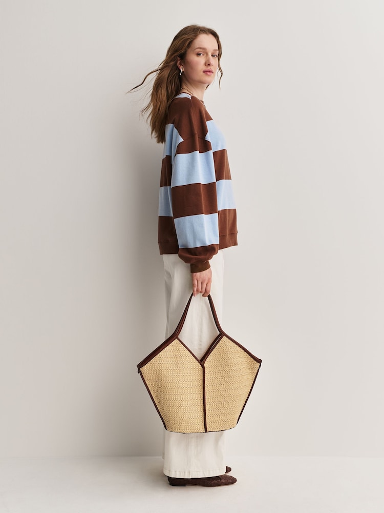 Free People Classic Stripe Crew Neck Wide Top - Bild 2 von 6