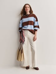 Free People Classic Stripe Crew Neck Wide Top - Bild 4 von 6