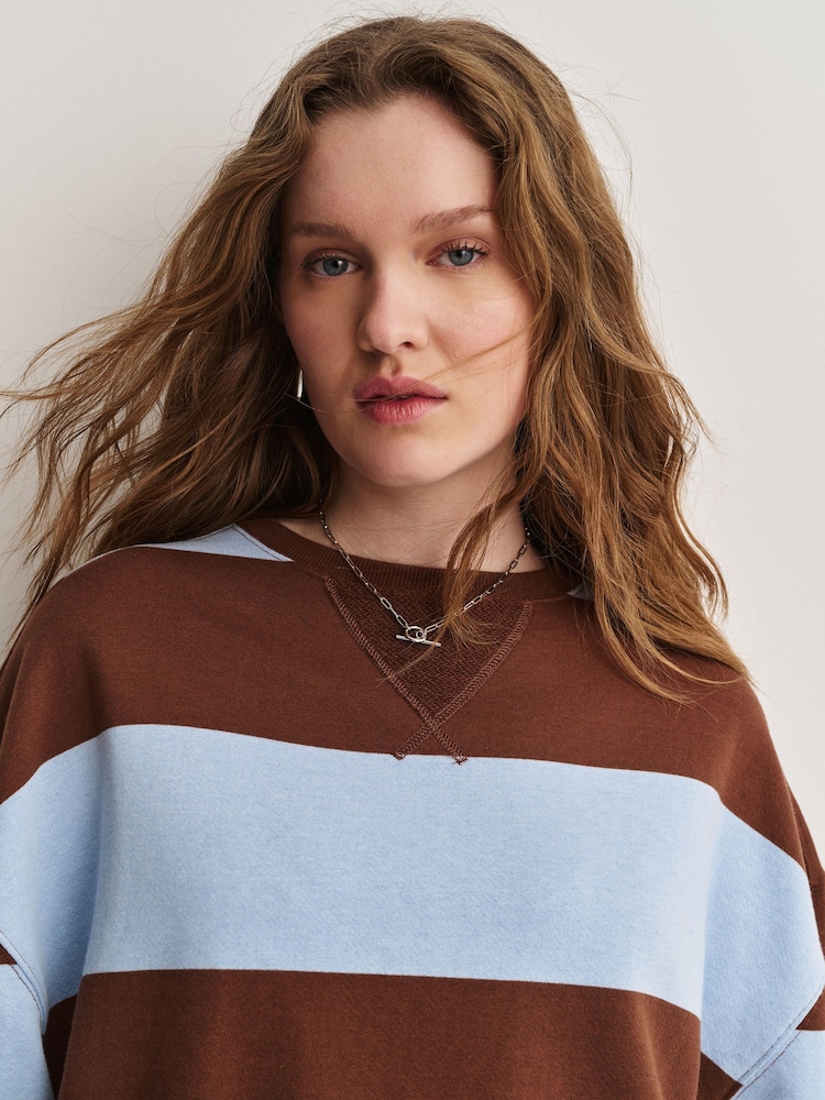 Free People Classic Stripe Crew Neck Wide Top - Bild 6 von 6