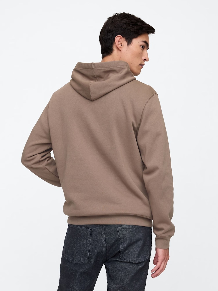 Gap Brown Relaxed Logo Hoodie - Image 2 of 3
