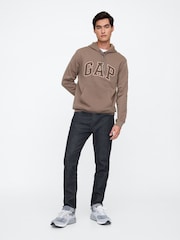 Gap Brown Relaxed Logo Hoodie - Image 3 of 3