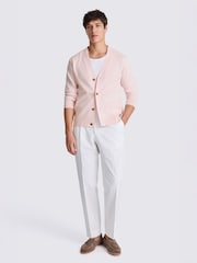 MOSS Light Pink Four Button Cardigan - Image 2 of 4