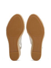 Weiß - Tommy Hilfiger Hemp Slingback Wedge Espadrilles - Bild 6 von 6