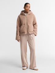 Barbour International Pink Ramona Fleece Casual Jacket - Image 2 of 5