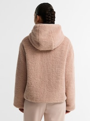 Barbour International Pink Ramona Fleece Casual Jacket - Image 3 of 5