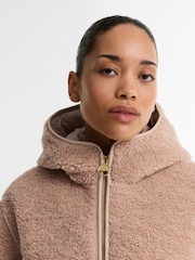 Barbour International Pink Ramona Fleece Casual Jacket - Image 4 of 5