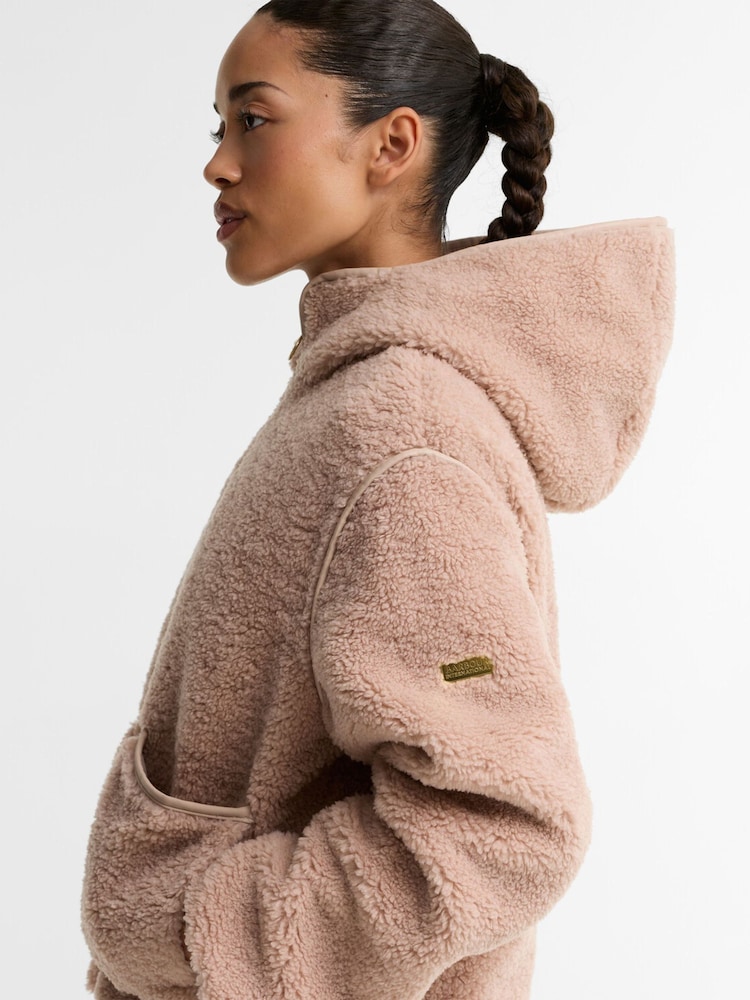 Barbour International Pink Ramona Fleece Casual Jacket - Image 5 of 5 Barbour International Pink Ramona Fleece Casual Jacket - Image 5 of 5