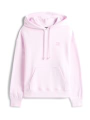 Tommy Jeans Pink Badge Brushed Terry Boxy Hoodie - Image 5 of 5