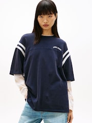Tommy Jeans Logo Oversized Crew Neck T-Shirt - Εικόνα 1 του 5
