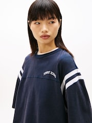 Tommy Jeans Logo Oversized Crew Neck T-Shirt - Εικόνα 4 του 5