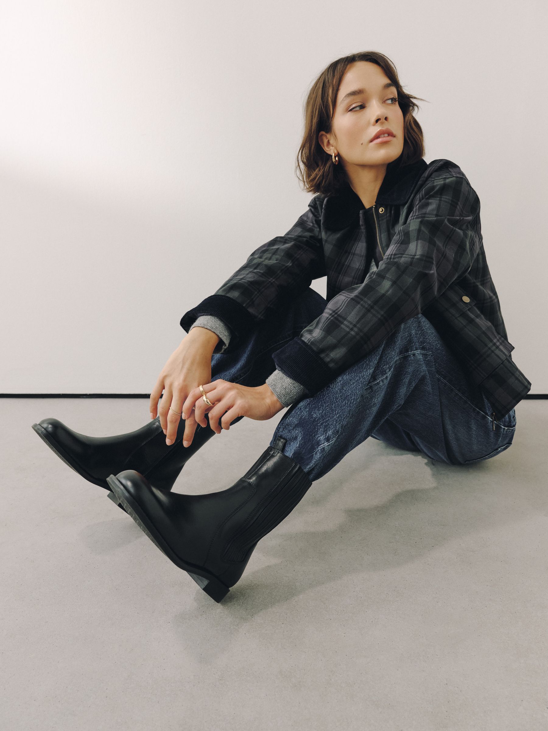 Buy Black Forever Comfort® Scround Toe Leather Chelsea Boots from