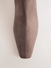 Taupe Forever Comfort® Chisel Toe Ankle Chelsea Boots - Image 4 of 5