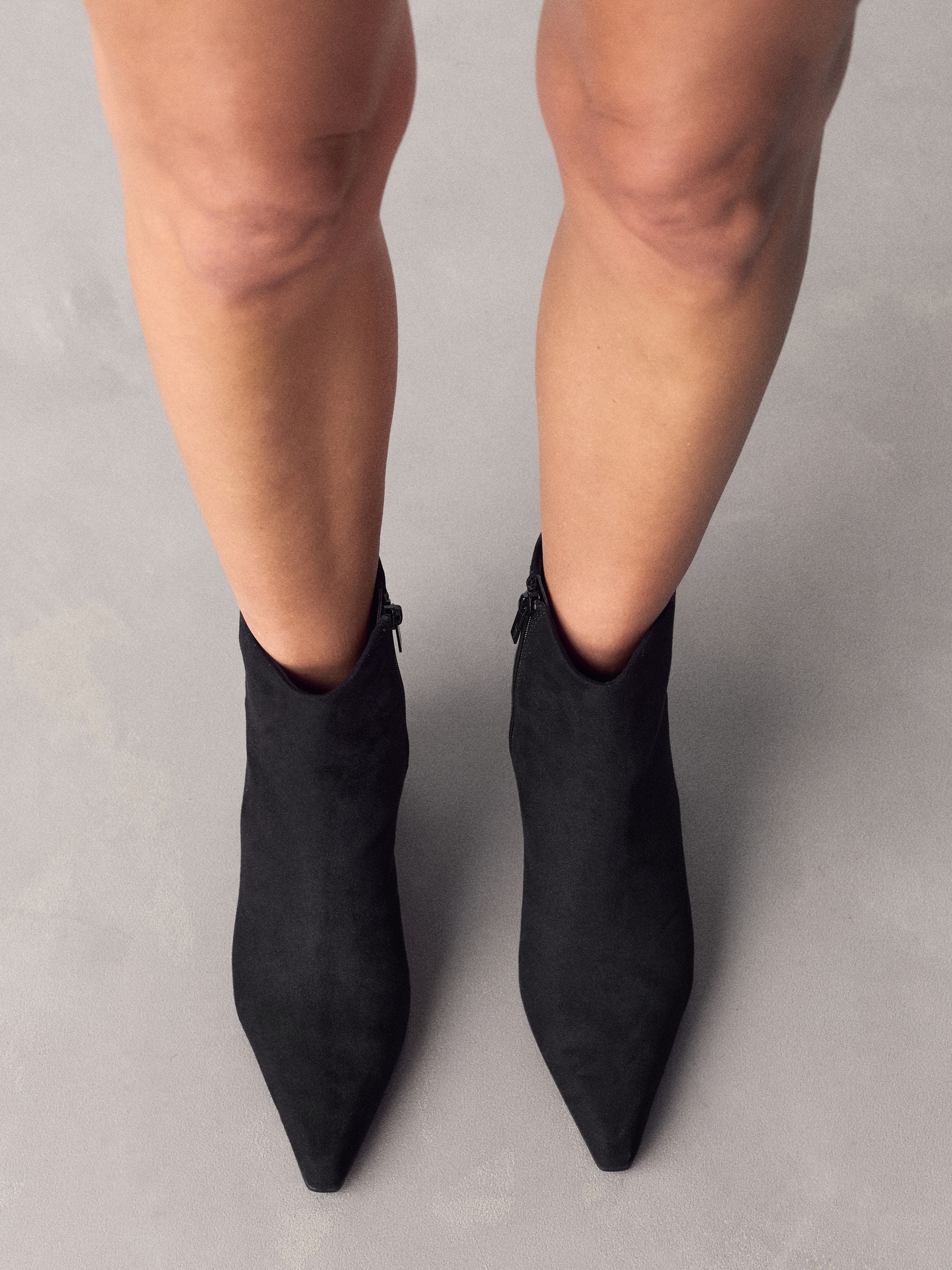 FIT POINTED ブーツ Buy Black Standard fit Forever Comfort® Pointed Toe Ankle Boots