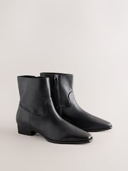 Black Forever Comfort® Ankle Western Boots - Image 1 of 5