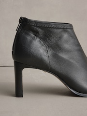 Black N.Premium Leather Chisel Toe Shoe Boots - Image 3 of 6