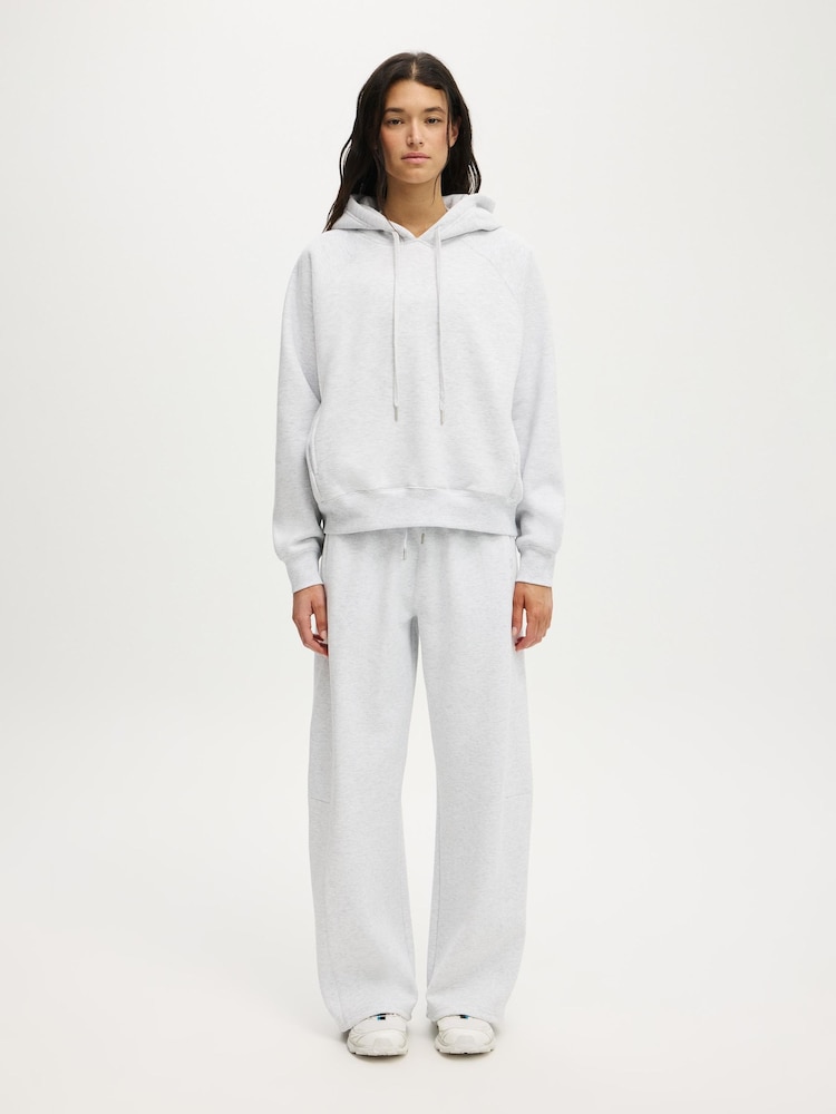 Cotton On Grey Plush Premium Raglan Hoodie - Image 5 of 5