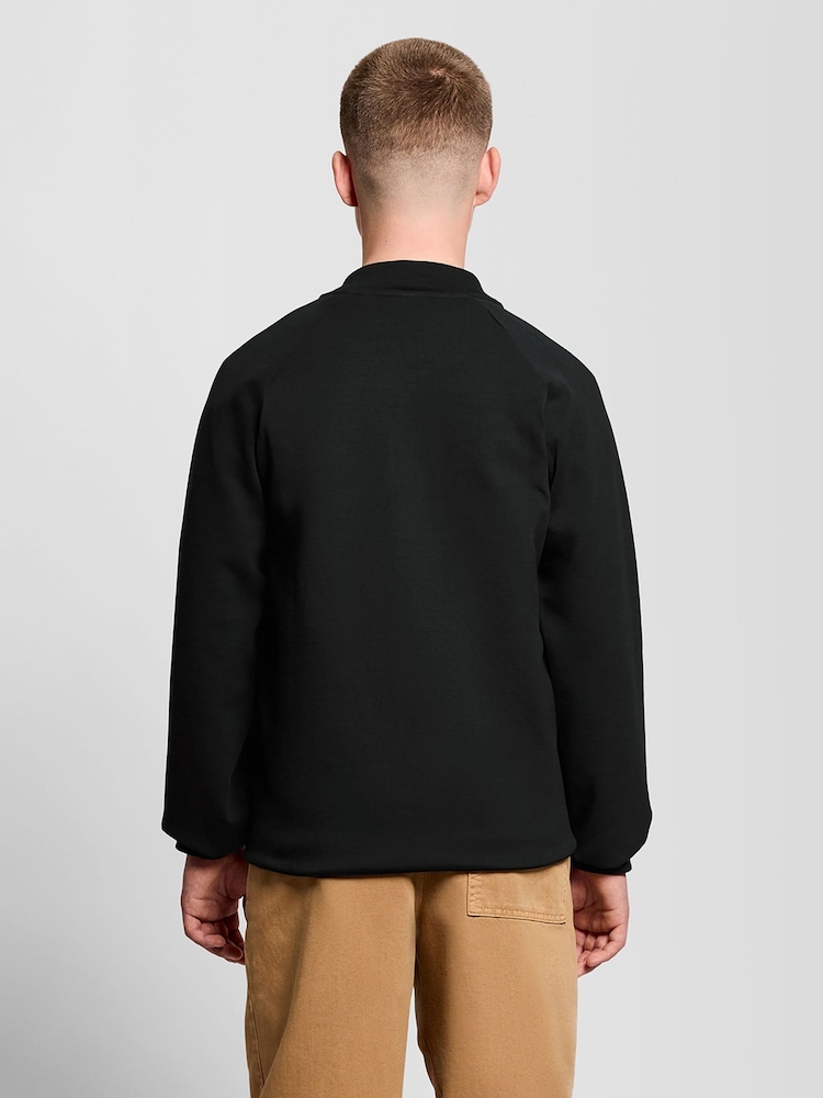 Lyle & Scott Black Smart Bomber Jacket - Image 2 of 5