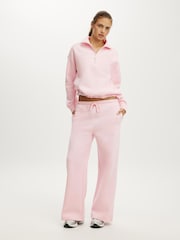 Cotton On Pink Plush Half Zip Sweatshirt - Image 4 of 5