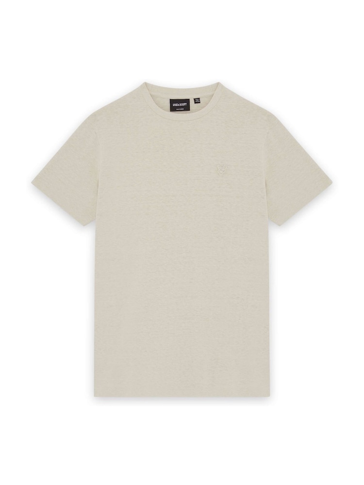 تيشرت من مزيج الكتان من Lyle & Scott - Image 5 of 5