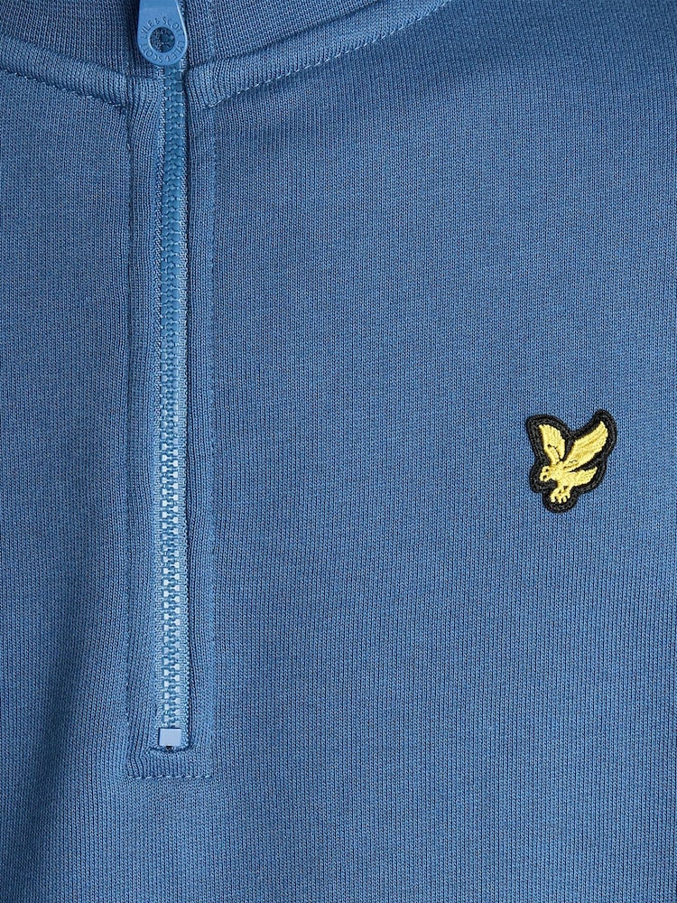 Blå - Lyle & Scott Quarter Zip Pullover Genser - Bilde 5 av 5