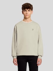 Lyle & Scott Heavy Weight Drop Shoulder Crew Jumper - صورة 1 من 5