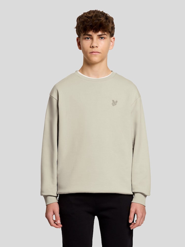 Lyle & Scott Heavy Weight Drop Shoulder Crew Jumper - صورة 1 من 5