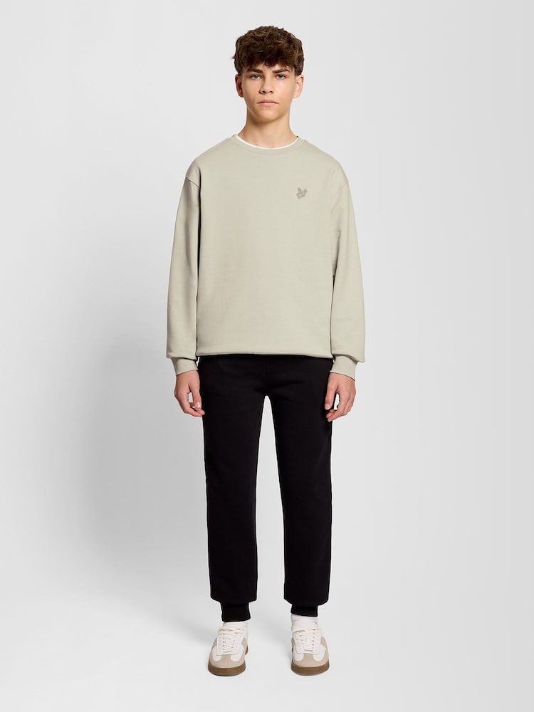 Lyle & Scott Heavy Weight Drop Shoulder Crew Jumper - صورة 2 من 5