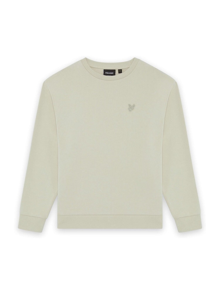 Lyle & Scott Heavy Weight Drop Shoulder Crew Jumper - صورة 5 من 5