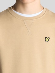 Jaune - Sweat Lyle & Scott ras du cou - Image 3 sur 5