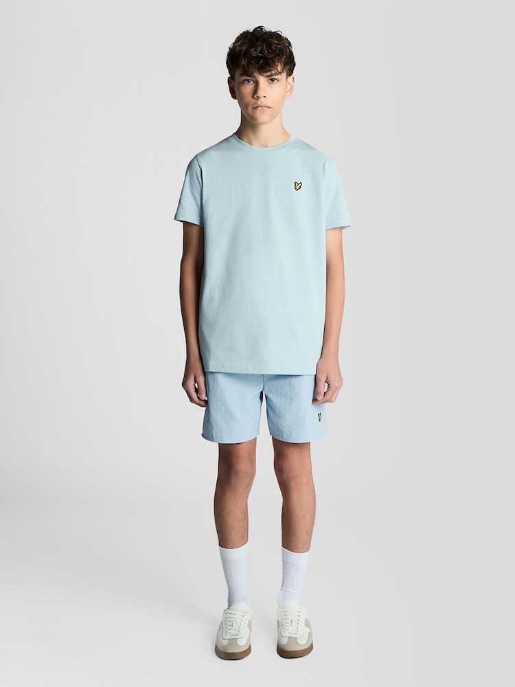 Lyle & Scott Light Blue Plain T-Shirt - Image 2 of 5