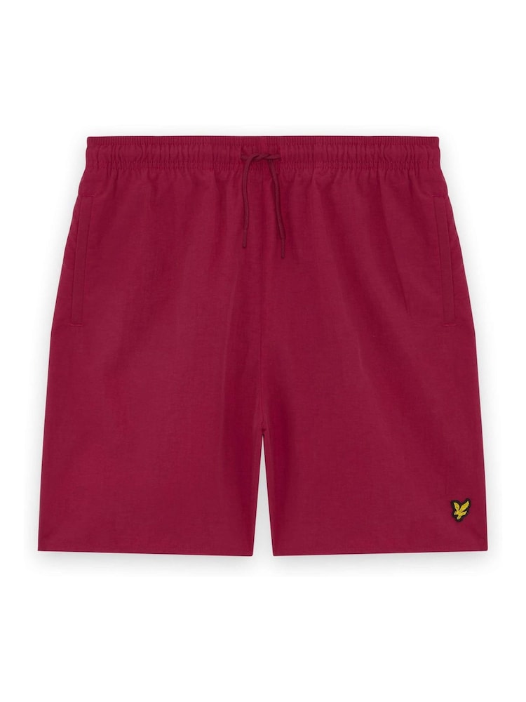 Lyle & Scott Pink Plain Swim Shorts - Image 6 of 6