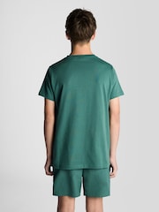 Lyle & Scott Green Plain T-Shirt - Image 4 of 5