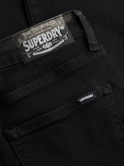 أسود - بنطلون جينز واسع من الأسفل بخصر متوسط الارتفاع من Superdry - Image 7 of 8