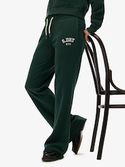 Superdry Green Athletic Emb Flare Joggers - Image 6 of 8