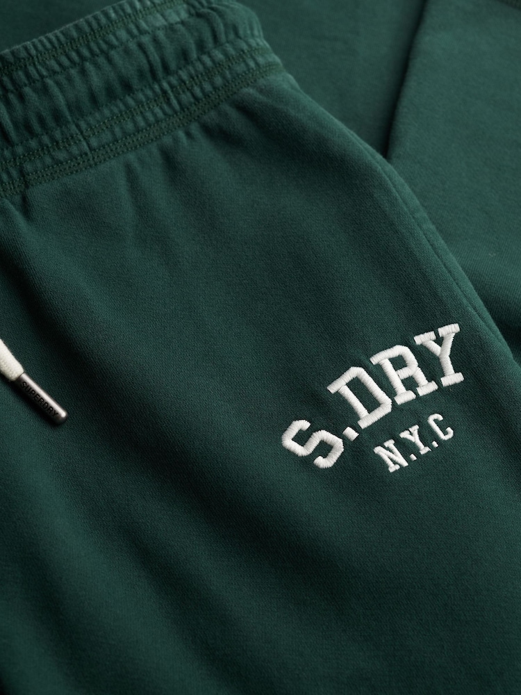 Superdry Green Athletic Emb Flare Joggers - Image 8 of 8