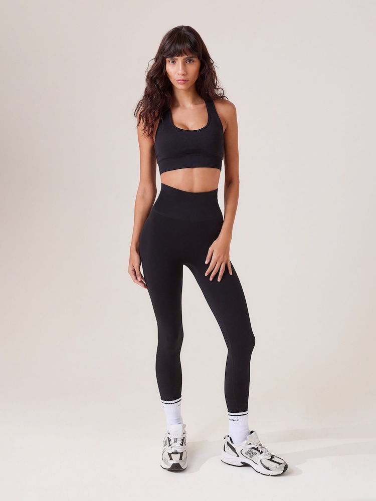LOVALL Black Sculpt Seamless High Waisted Leggings - Image 2 of 5