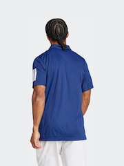 adidas Blue Club 3S Tennis Polo Shirt - Image 2 of 6