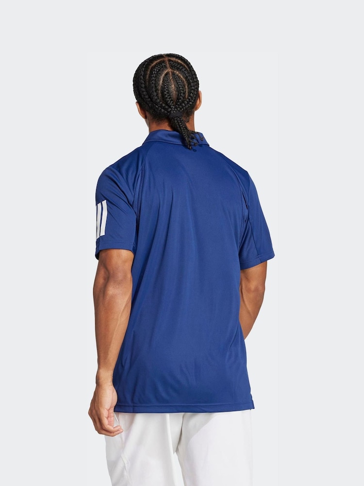 adidas Blue Club 3S Tennis Polo Shirt - Image 2 of 6