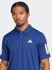 adidas Blue Club 3S Tennis Polo Shirt - Image 4 of 6