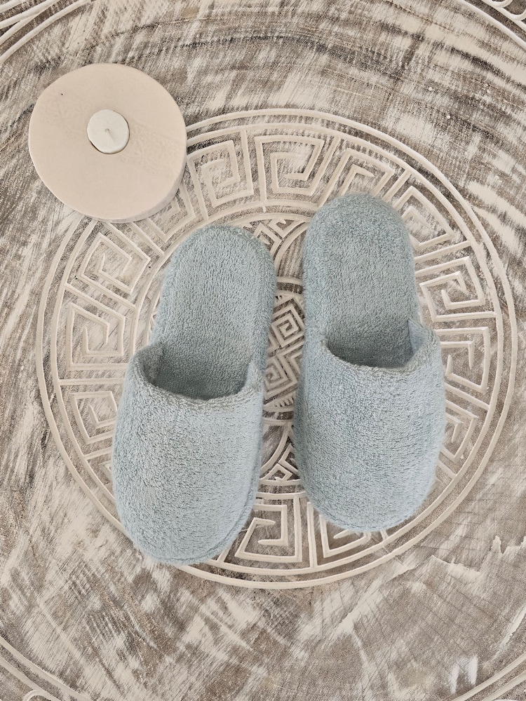 Casa Lusso Blue Surf Charm Hotel Micro Model and Turkish Cotton Slippers - Image 1 of 3