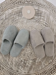 Casa Lusso Blue Surf Charm Hotel Micro Model and Turkish Cotton Slippers - Image 2 of 3
