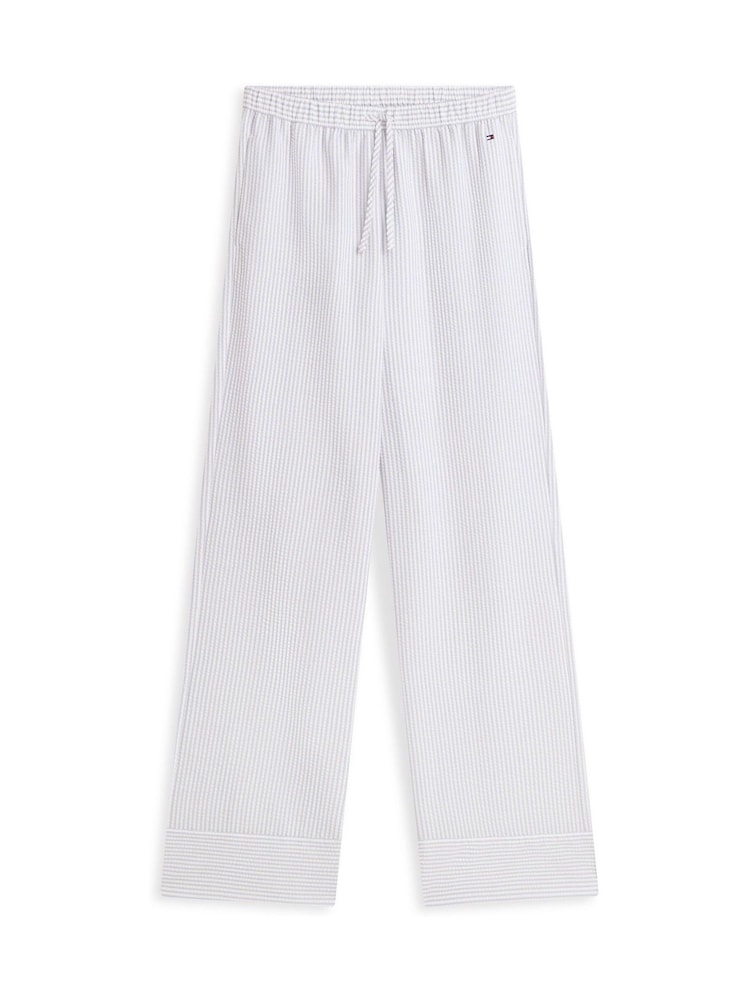 Tommy Hilfiger Blue Essential Seersucker Pyjama Bottoms - Image 5 of 5 Tommy Hilfiger Blue Essential Seersucker Pyjama Bottoms - Image 5 of 5