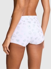 Victoria's Secret PINK White Seashell Print Short No Show Knickers - Image 2 of 2