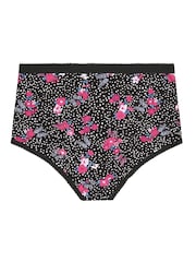 Yours Curve Black Full Briefs 5 PK - Image 8 of 8