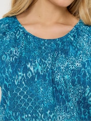 M&Co Mixed Patchwork Scoop Neck Top - Bild 4 von 5