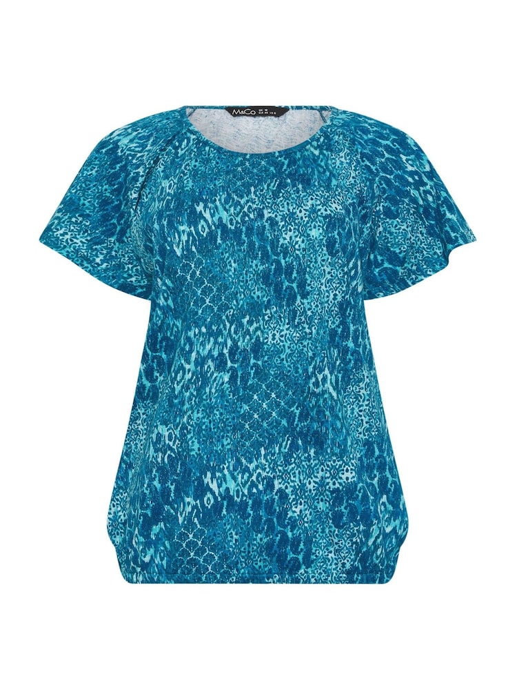 M&Co Mixed Patchwork Scoop Neck Top - Bild 5 von 5